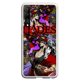 Чехол для Honor P30 с принтом HADES в Петрозаводске, Силикон | Область печати: задняя сторона чехла, без боковых панелей | Тематика изображения на принте: aphrodite | artemis | athena | hade | hades | nyx. | poseidon | zagreus | zeus | афродита | загрей | зевс | игра hades | посейдон