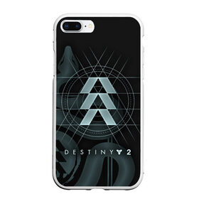 Чехол для iPhone 7Plus/8 Plus матовый с принтом DESTINY, HUNTER в Петрозаводске, Силикон | Область печати: задняя сторона чехла, без боковых панелей | beyond light | destiny | destiny 2 | hunter | дестини | игры | охотник