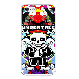 Чехол для iPhone 5/5S матовый с принтом UNDERTALE в Петрозаводске, Силикон | Область печати: задняя сторона чехла, без боковых панелей | undertale | андертейл | игра андертейл | игра. | русский андертейл | тоби фокс