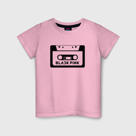 Детская футболка хлопок с принтом BLACKPINK в Петрозаводске, 100% хлопок | круглый вырез горловины, полуприлегающий силуэт, длина до линии бедер | Тематика изображения на принте: 