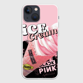 Чехол для iPhone 13 mini с принтом BLACKPINK ICE CREAM в Петрозаводске,  |  | black pink | blackpink | ice cream | k pop | блэкпинк | дженни | джису | к поп | лиса | розэ