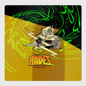 Магнитный плакат 3Х3 с принтом Hades (Зевс) в Петрозаводске, Полимерный материал с магнитным слоем | 9 деталей размером 9*9 см | Тематика изображения на принте: hades | аид | загрей | зевс | игра | олимп