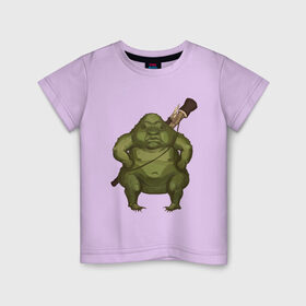 Детская футболка хлопок с принтом Жаба в Петрозаводске, 100% хлопок | круглый вырез горловины, полуприлегающий силуэт, длина до линии бедер | fantasy | monster | жаба | животные | земноводные | лягушка | монстр | фэнтези