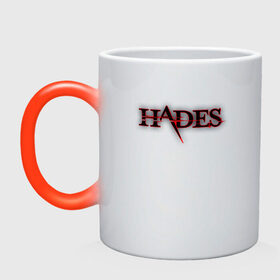 Кружка хамелеон с принтом Hades Logo (Z) в Петрозаводске, керамика | меняет цвет при нагревании, емкость 330 мл | Тематика изображения на принте: 