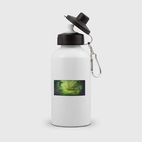 Бутылка спортивная с принтом Solar swamp Солнечное болото в Петрозаводске, металл | емкость — 500 мл, в комплекте две пластиковые крышки и карабин для крепления | 