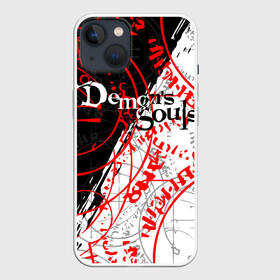 Чехол для iPhone 13 с принтом DEMONS SOULS в Петрозаводске,  |  | daemon souls | demon s souls | demon souls | game | rpg | to souls | демон соулс | игра souls | рпг.