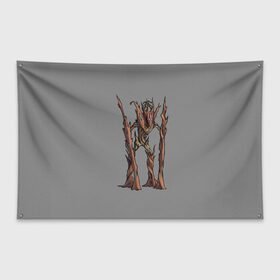 Флаг-баннер с принтом Магическое дерево в Петрозаводске, 100% полиэстер | размер 67 х 109 см, плотность ткани — 95 г/м2; по краям флага есть четыре люверса для крепления | branch | magic | monster | tree | великан | ветки | дерево | кора | стоит