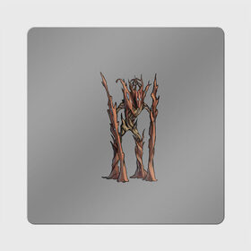 Магнит виниловый Квадрат с принтом Магическое дерево в Петрозаводске, полимерный материал с магнитным слоем | размер 9*9 см, закругленные углы | branch | magic | monster | tree | великан | ветки | дерево | кора | стоит