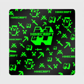 Магнит виниловый Квадрат с принтом Minecraft в Петрозаводске, полимерный материал с магнитным слоем | размер 9*9 см, закругленные углы | minecraft | алекс | белый | блоки | ведьма | взрывчатка | визера | волк | гаст | добывать | дракон | зеленый куб | зомби | игра | крафт | крипер | кубики | лошадка | майн | майнкрафт | манкрафт | овечка | оцелот