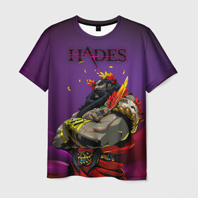 Мужская футболка 3D с принтом Hades в Петрозаводске, 100% полиэфир | прямой крой, круглый вырез горловины, длина до линии бедер | game | games | hades | аид | арт | загрей | хадес | хадэс