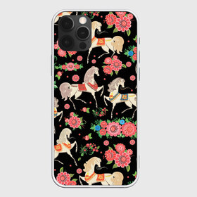 Чехол для iPhone 12 Pro Max с принтом лошади и цветы в Петрозаводске, Силикон |  | Тематика изображения на принте: horse | horseshoe | акварель | головалошади | грива | жеребец | животные | конь | лошадь | лошадьскрыльями | подкова | природа | рисуноккрасками
