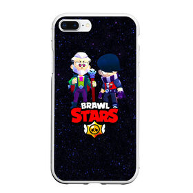 Чехол для iPhone 7Plus/8 Plus матовый с принтом Brawl Stars в Петрозаводске, Силикон | Область печати: задняя сторона чехла, без боковых панелей | 2021 | byron | crow | edgar | байрон | бравл | бравл стар | бравл старс | ворон | из игры бравл старс | колетт | леон | новогодний бравл старс | новогодняя | новые герои бравл старс | эдгар | эдгард