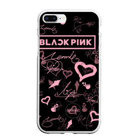 Чехол для iPhone 7Plus/8 Plus матовый с принтом BLACKPINK в Петрозаводске, Силикон | Область печати: задняя сторона чехла, без боковых панелей | blackpink | blink | bts | exo | icecream | jennie | jisoo | korea | kpop | lisa | love | rose | блекпинк | девушки | корея | кпоп | музыка