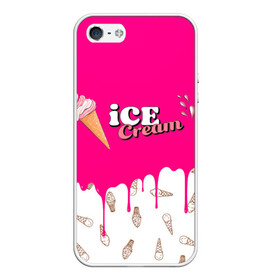 Чехол для iPhone 5/5S матовый с принтом Ice Cream BlackPink в Петрозаводске, Силикон | Область печати: задняя сторона чехла, без боковых панелей | Тематика изображения на принте: blackpink | blink | bts | exo | icecream | jennie | jisoo | korea | kpop | lisa | love | rose | блекпинк | девушки | корея | кпоп | музыка