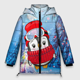 Женская зимняя куртка 3D с принтом Милый пингвин в свитере в Петрозаводске, верх — 100% полиэстер; подкладка — 100% полиэстер; утеплитель — 100% полиэстер | длина ниже бедра, силуэт Оверсайз. Есть воротник-стойка, отстегивающийся капюшон и ветрозащитная планка. 

Боковые карманы с листочкой на кнопках и внутренний карман на молнии | 2021 | 7 января | bull | newyear | santa | бык | быки | бычок | год быка | дед мороз | корова | новогодние каникулы | новогодние праздники | новый 2021 | новый год | новый год 2021 | рождество | сани | санта | санта клаус