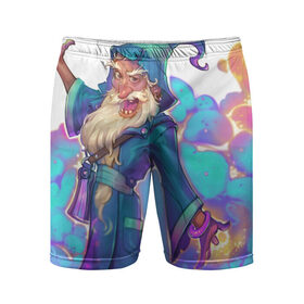 Мужские шорты спортивные с принтом Mad Magic в Петрозаводске,  |  | Тематика изображения на принте: magic colorful fantasy