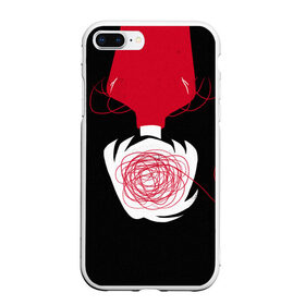 Чехол для iPhone 7Plus/8 Plus матовый с принтом любовь в Петрозаводске, Силикон | Область печати: задняя сторона чехла, без боковых панелей | влюбленных | день святого валентина | для двоих | для пар | милый | мишка | парные | подарок