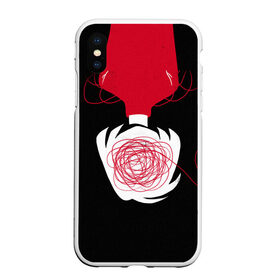 Чехол для iPhone XS Max матовый с принтом любовь в Петрозаводске, Силикон | Область печати: задняя сторона чехла, без боковых панелей | влюбленных | день святого валентина | для двоих | для пар | милый | мишка | парные | подарок