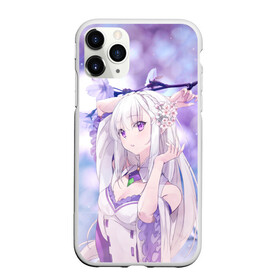 Чехол для iPhone 11 Pro матовый с принтом Эмилия в Петрозаводске, Силикон |  | anime | emilia | re zero | re: zero kara hajimeru isekai seikatsu | re: жизнь с нуля в альтернативном мире | ре зеро | эмилия