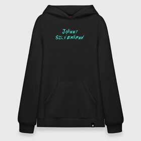 Худи SuperOversize хлопок с принтом Johnny Silverhand в Петрозаводске, 70% хлопок, 30% полиэстер, мягкий начес внутри | карман-кенгуру, эластичная резинка на манжетах и по нижней кромке, двухслойный капюшон
 | afterlife | cyberpunk | cyberpunk 2077 | johnny silverhand | джони киберпанк | джонни силверхенд | киберпанк | киберпанк 2077