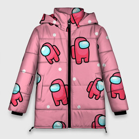 Женская зимняя куртка 3D с принтом Among Us - Розовый цвет в Петрозаводске, верх — 100% полиэстер; подкладка — 100% полиэстер; утеплитель — 100% полиэстер | длина ниже бедра, силуэт Оверсайз. Есть воротник-стойка, отстегивающийся капюшон и ветрозащитная планка. 

Боковые карманы с листочкой на кнопках и внутренний карман на молнии | among us | girl | pink | амонг | девочка | детский | игра | мультяшный | паттерн | розовый | узор | эмонг ас