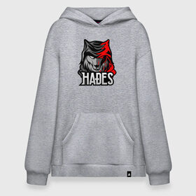 Худи SuperOversize хлопок с принтом HADES ESPORT в Петрозаводске, 70% хлопок, 30% полиэстер, мягкий начес внутри | карман-кенгуру, эластичная резинка на манжетах и по нижней кромке, двухслойный капюшон
 | Тематика изображения на принте: team | аид | амброзия | аспекты | билд | боги | волк | дары | киберспорт | кровь | оружие | персонаж | танатос | титан