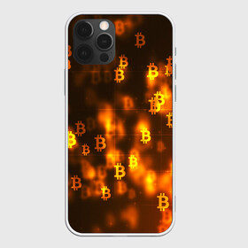 Чехол для iPhone 12 Pro с принтом BITCOIN KRYPTONATE в Петрозаводске, силикон | область печати: задняя сторона чехла, без боковых панелей | Тематика изображения на принте: bitcoin | btc | биткоин | валюта | деньги | криптовалюта