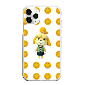 Чехол для iPhone 11 Pro Max матовый с принтом Animal crossing - Isabelle в Петрозаводске, Силикон |  | animal crossing | isabelle | детский | желтый | игра | изабелла | изабель | компьютерный | кроссинг | монеты | персонаж | подарок | узор | энимал кросинг