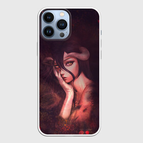 Чехол для iPhone 13 Pro Max с принтом ALBEDO SADNESS в Петрозаводске,  |  | albedo | overlord | альбедо | владыка | оверлорд | повелитель | суккуб