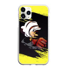 Чехол для iPhone 11 Pro матовый с принтом Сайтама One Punch Man в Петрозаводске, Силикон |  | anime | one punch man | аниме | анимэ | бэнг | ван панч мэн | ванпанчмен | генос | кинг | сайтама | соник | супер герой | торнадо | уан панч мен