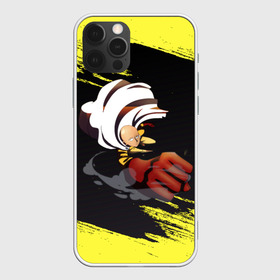 Чехол для iPhone 12 Pro Max с принтом Сайтама One Punch Man в Петрозаводске, Силикон |  | Тематика изображения на принте: anime | one punch man | аниме | анимэ | бэнг | ван панч мэн | ванпанчмен | генос | кинг | сайтама | соник | супер герой | торнадо | уан панч мен