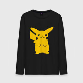 Мужской лонгслив хлопок с принтом PIKACHU в Петрозаводске, 100% хлопок |  | anime | manga | pika pika | pikachu | pokemon | аниме | желтый | мультфильм | пика пика | пикачу | покемоны | япония