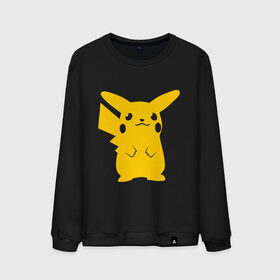 Мужской свитшот хлопок с принтом PIKACHU в Петрозаводске, 100% хлопок |  | anime | manga | pika pika | pikachu | pokemon | аниме | желтый | мультфильм | пика пика | пикачу | покемоны | япония