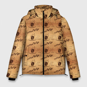 Мужская зимняя куртка 3D с принтом Кофе с собой в Петрозаводске, верх — 100% полиэстер; подкладка — 100% полиэстер; утеплитель — 100% полиэстер | длина ниже бедра, свободный силуэт Оверсайз. Есть воротник-стойка, отстегивающийся капюшон и ветрозащитная планка. 

Боковые карманы с листочкой на кнопках и внутренний карман на молнии. | Тематика изображения на принте: americano | coffee | espresso | latte | nescafe | американо | бариста | бармен | капучино | кофе | кофевар | кофейные зерна | кофейня | кружка кофе | латте | макиато | моккачино | мокко | нескафе | чай | чашка кофе | шоколад