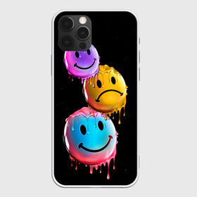 Чехол для iPhone 12 Pro Max с принтом Smail в Петрозаводске, Силикон |  | Тематика изображения на принте: lol | smile | грусть | краски | мем | позитив | рожица | смайл | смех | улыбка