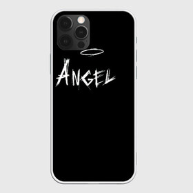 Чехол для iPhone 12 Pro с принтом ANGEL в Петрозаводске, силикон | область печати: задняя сторона чехла, без боковых панелей | angel | angelos | archangel | graffiti | inscription | messenger | saint | ангел | ангелок | ангелос | ангелочек | архангел | вестник | графити | надпись | посланник | святой