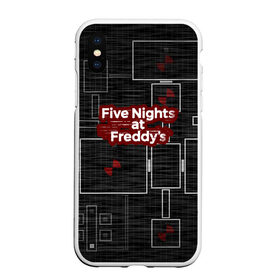 Чехол для iPhone XS Max матовый с принтом Five Nights At Freddy в Петрозаводске, Силикон | Область печати: задняя сторона чехла, без боковых панелей | 5 ночей с фредди | five nights at freddys | fnaf | игра | игрок | книга | логотип | пиццерия | подарок | страшилка | схема | фнаф | фредди