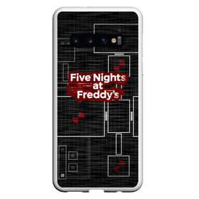 Чехол для Samsung Galaxy S10 с принтом Five Nights At Freddy в Петрозаводске, Силикон | Область печати: задняя сторона чехла, без боковых панелей | Тематика изображения на принте: 5 ночей с фредди | five nights at freddys | fnaf | игра | игрок | книга | логотип | пиццерия | подарок | страшилка | схема | фнаф | фредди