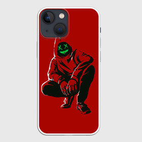 Чехол для iPhone 13 mini с принтом Strong в Петрозаводске,  |  | gta | аноним | киберпанк | маска | пацанский принт | программист