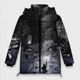 Женская зимняя куртка 3D с принтом Lovecraft Лавкрафт в Петрозаводске, верх — 100% полиэстер; подкладка — 100% полиэстер; утеплитель — 100% полиэстер | длина ниже бедра, силуэт Оверсайз. Есть воротник-стойка, отстегивающийся капюшон и ветрозащитная планка. 

Боковые карманы с листочкой на кнопках и внутренний карман на молнии | lovecraft | говард филлипс лавкрафт | ктулху | лавкрафт | филлипс лавкрафт