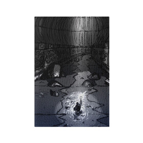 Обложка для паспорта матовая кожа с принтом Lovecraft / Лавкрафт в Петрозаводске, натуральная матовая кожа | размер 19,3 х 13,7 см; прозрачные пластиковые крепления | lovecraft | говард филлипс лавкрафт | ктулху | лавкрафт | филлипс лавкрафт