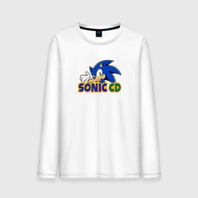 Мужской лонгслив хлопок с принтом Sonic CD в Петрозаводске, 100% хлопок |  | hedgehog | metal sonic | silver | silver the hedgehog | sonic | sonic boom | sonic the hedgehog | ёж сонник | игры | соник | фильмы