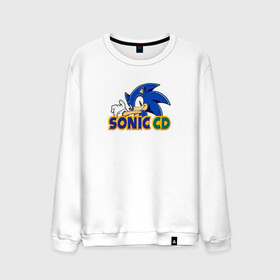 Мужской свитшот хлопок с принтом Sonic CD в Петрозаводске, 100% хлопок |  | hedgehog | metal sonic | silver | silver the hedgehog | sonic | sonic boom | sonic the hedgehog | ёж сонник | игры | соник | фильмы