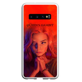 Чехол для Samsung Galaxy S10 с принтом Queens Gambit Ход Королевы в Петрозаводске, Силикон | Область печати: задняя сторона чехла, без боковых панелей | Тематика изображения на принте: the queens gambit | бэт хармон | королева | милая девушка | рыжая | рыжая девушка | сериал | сериал про шахматы | ход королевы | шахматы | элизабет хармон