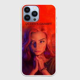 Чехол для iPhone 13 Pro Max с принтом Queens Gambit Ход Королевы в Петрозаводске,  |  | the queens gambit | бэт хармон | королева | милая девушка | рыжая | рыжая девушка | сериал | сериал про шахматы | ход королевы | шахматы | элизабет хармон