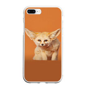 Чехол для iPhone 7Plus/8 Plus матовый с принтом Забавный лисенок в Петрозаводске, Силикон | Область печати: задняя сторона чехла, без боковых панелей | fox | foxy | животное | звери | лиса | лисенок | лисичка | милая | рыжая | фокс