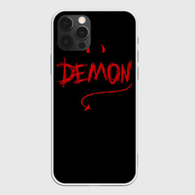 Чехол для iPhone 12 Pro Max с принтом ДЕМОН в Петрозаводске, Силикон |  | demon | hell | ад | демон | зверь | зло | надпись | настроение | чудовище