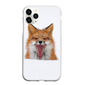 Чехол для iPhone 11 Pro Max матовый с принтом Снежная лиса в Петрозаводске, Силикон |  | Тематика изображения на принте: fox | foxy | животное | звери | лиса | лисенок | лисичка | милая | рыжая | фокс