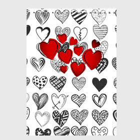 Скетчбук с принтом Сердца в Петрозаводске, 100% бумага
 | 48 листов, плотность листов — 100 г/м2, плотность картонной обложки — 250 г/м2. Листы скреплены сверху удобной пружинной спиралью | 14 февраля | hearts background | валентинов день | влюбленным | девушке | день святого валентина | жене | кардиологу | любимой | любимому | люблю | любовь | мужу | парню | сердца графика | сердца фон
