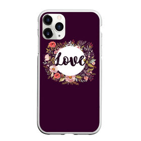 Чехол для iPhone 11 Pro Max матовый с принтом Love в Петрозаводске, Силикон |  | Тематика изображения на принте: 14 февряля | amor | kiss | love | love you | my love | valentine | валентин | люблю | любовь | отношения | пара | поцелуй | я люблю